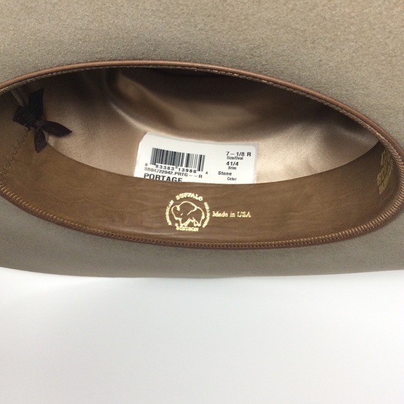 Stetson Portage 4x Buffalo Fur Felt 